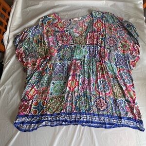 Nanette Lepore Floral Print Blouse L